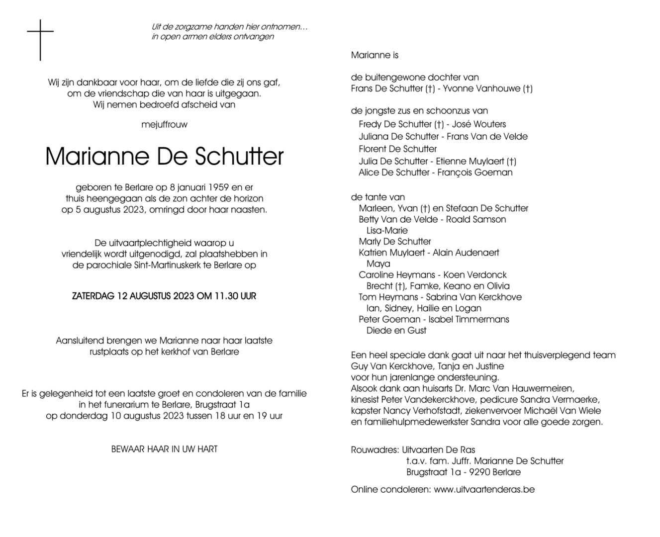 Marianne De Schutter – De Ras